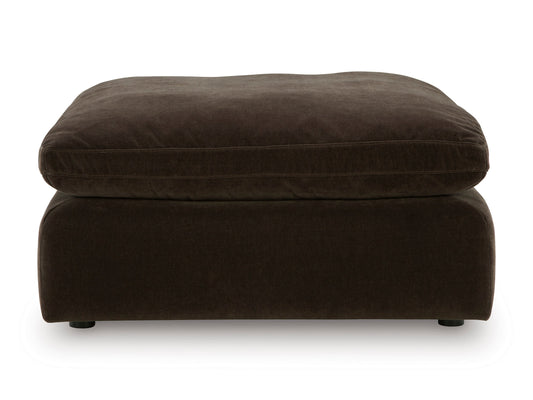 Maxton Heights Oversized Accent Ottoman Dark Brown