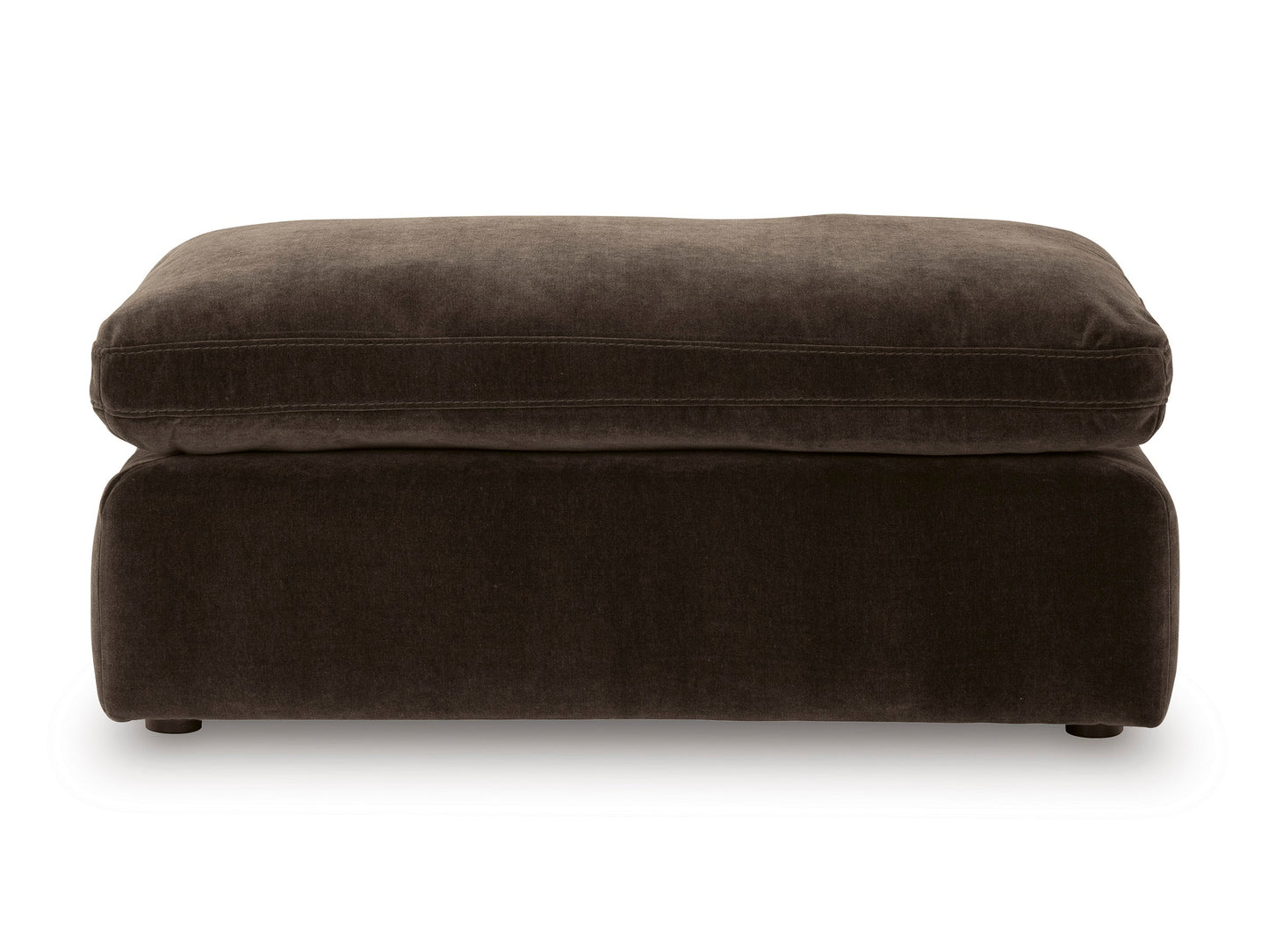 Maxton Heights Ottoman Dark Brown