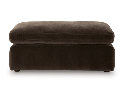 Maxton Heights Ottoman Dark Brown