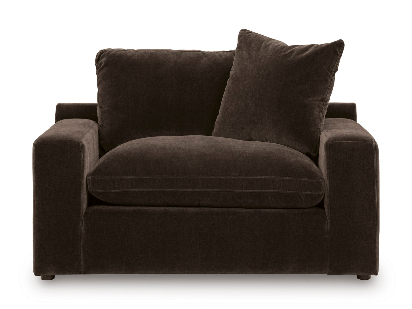 Maxton Heights Chair and a Half Dark Brown
