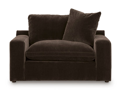 Maxton Heights Chair and a Half Dark Brown