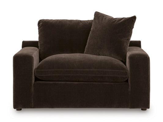 Maxton Heights Chair and a Half Dark Brown