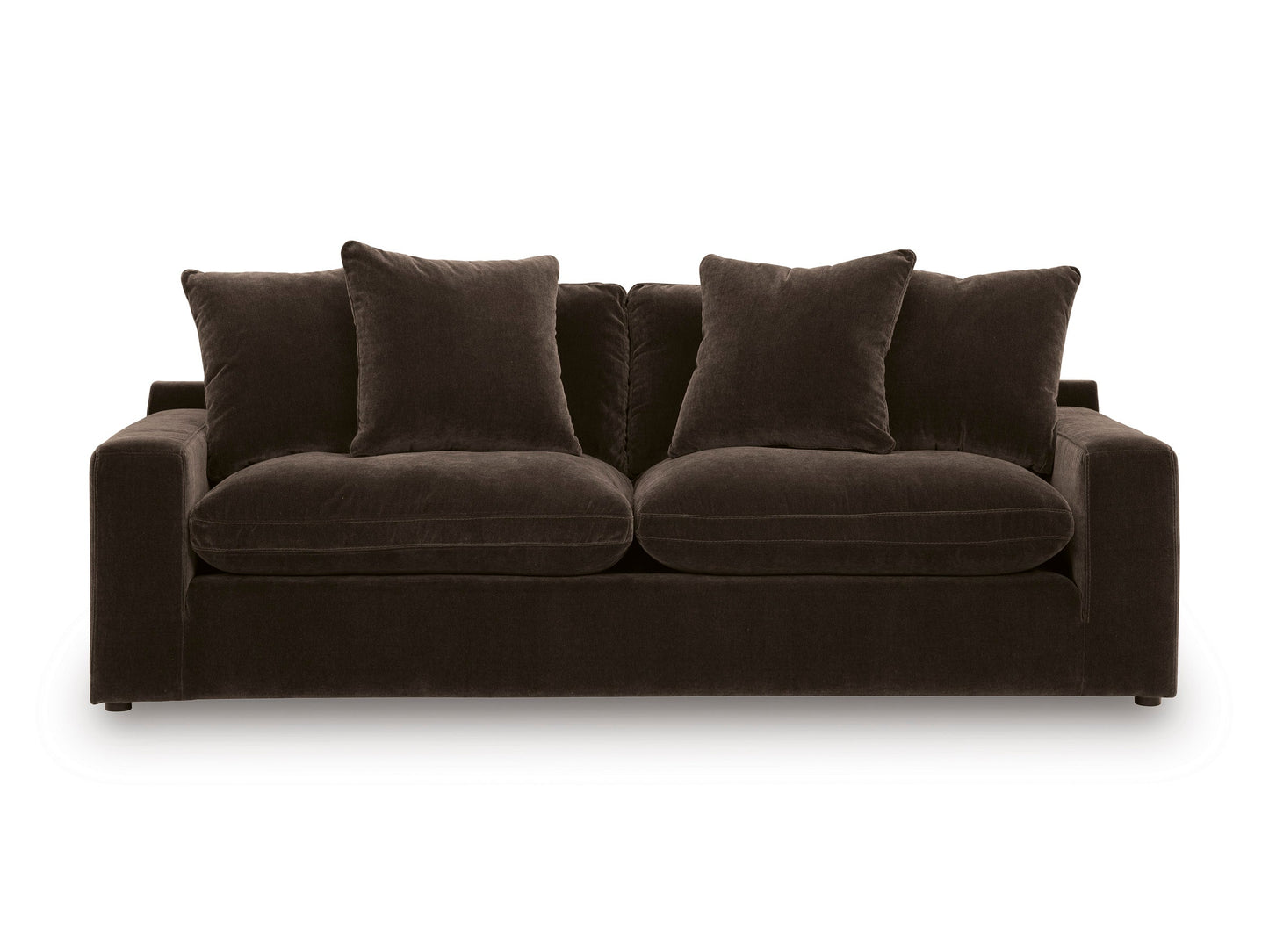 Maxton Heights Sofa Dark Brown