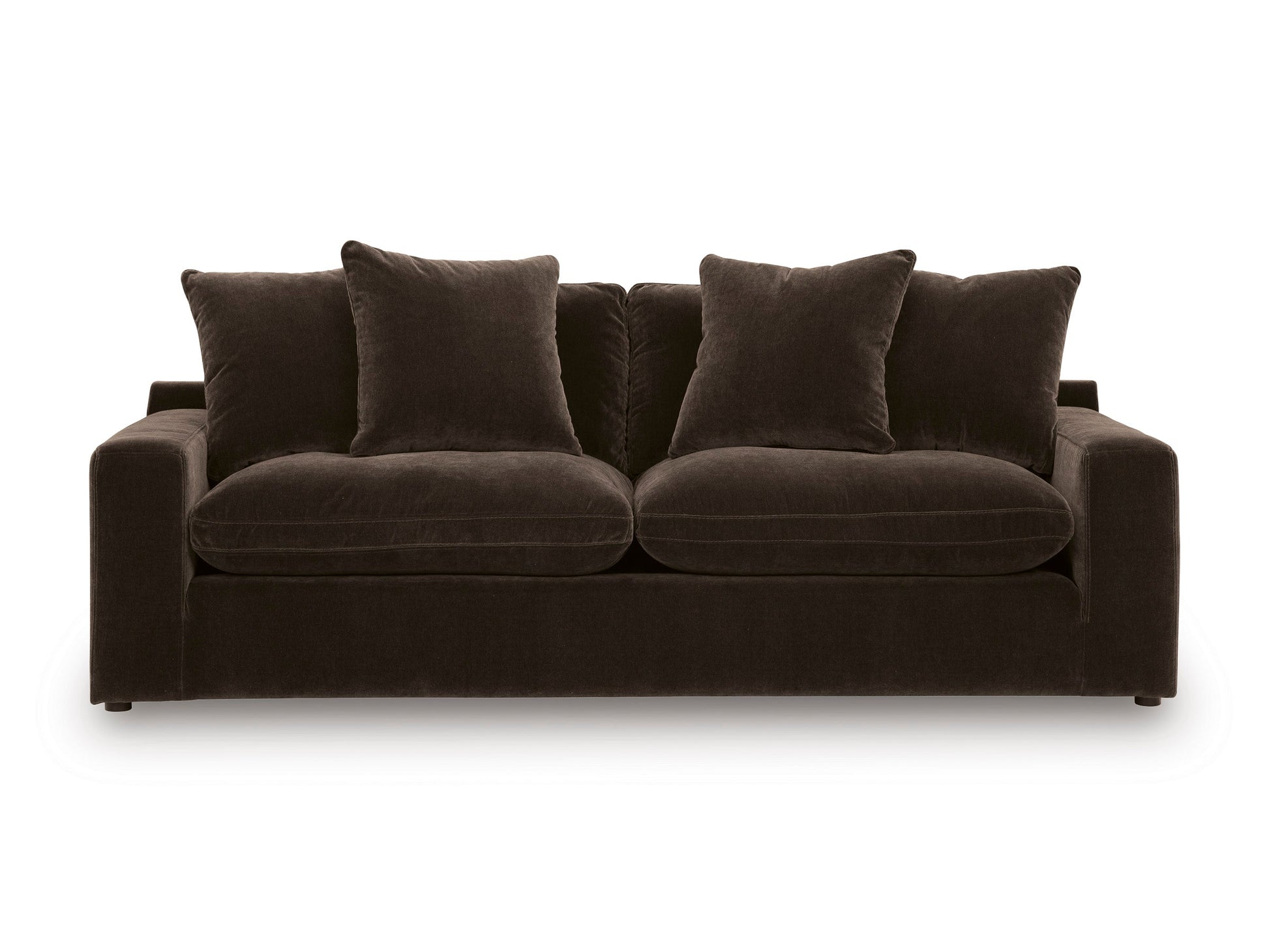 Maxton Heights Sofa Dark Brown