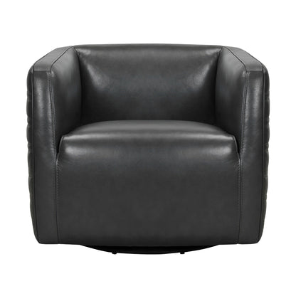 Melanie Leather Swivel Chair