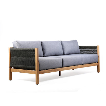 Sienna Outdoor Eucalyptus Sofa