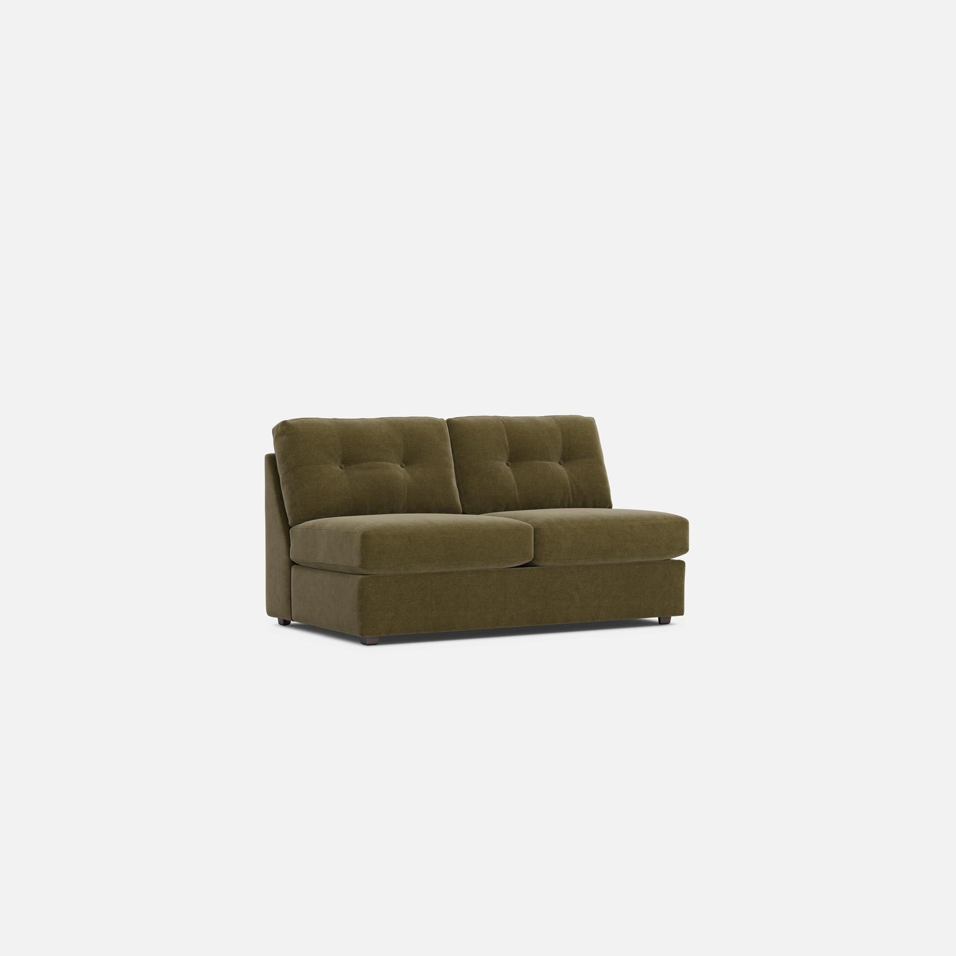 Modular One Armless Full Innerspring Sleeper Sofa