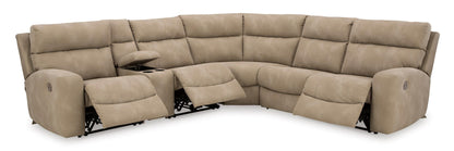 Next-Gen DuraPella 6-Piece Power Reclining Sectional with Console