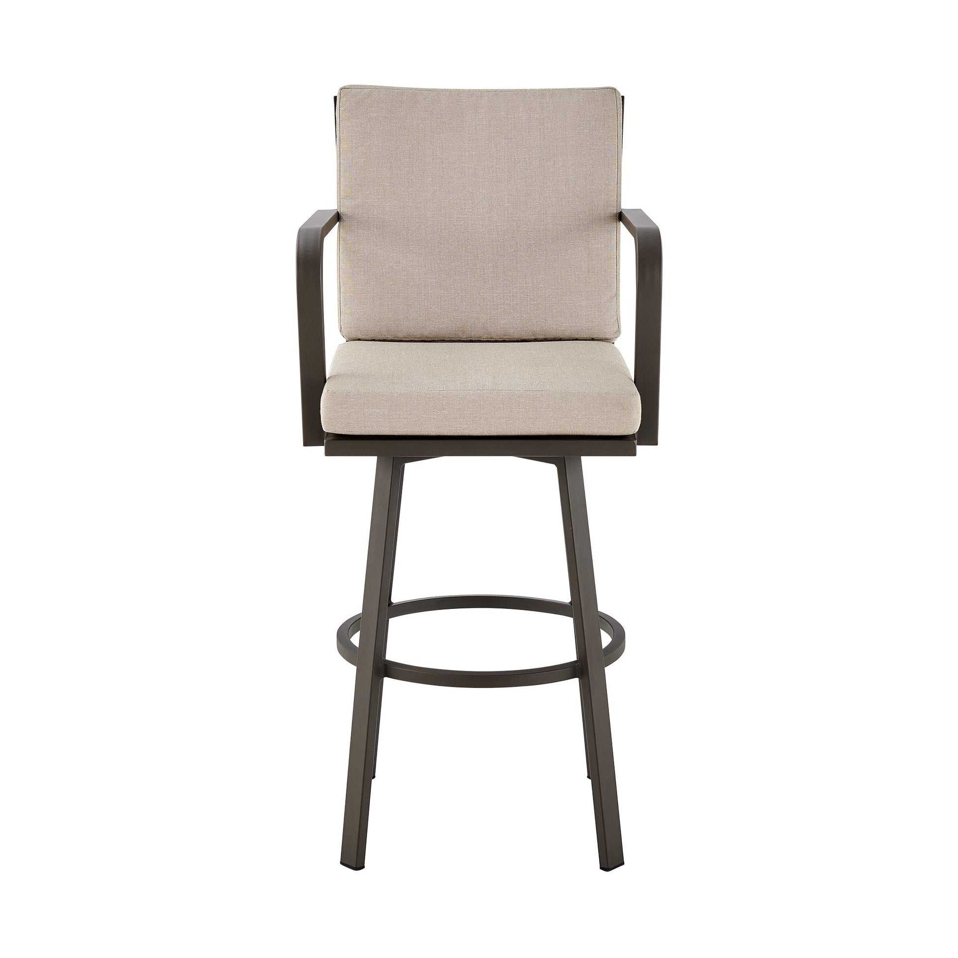 Don 26" Outdoor Patio Swivel Counter Stool