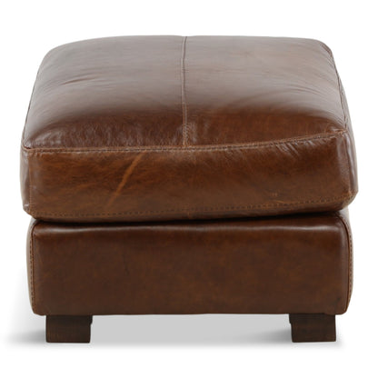 Riccardo Leather Ottoman