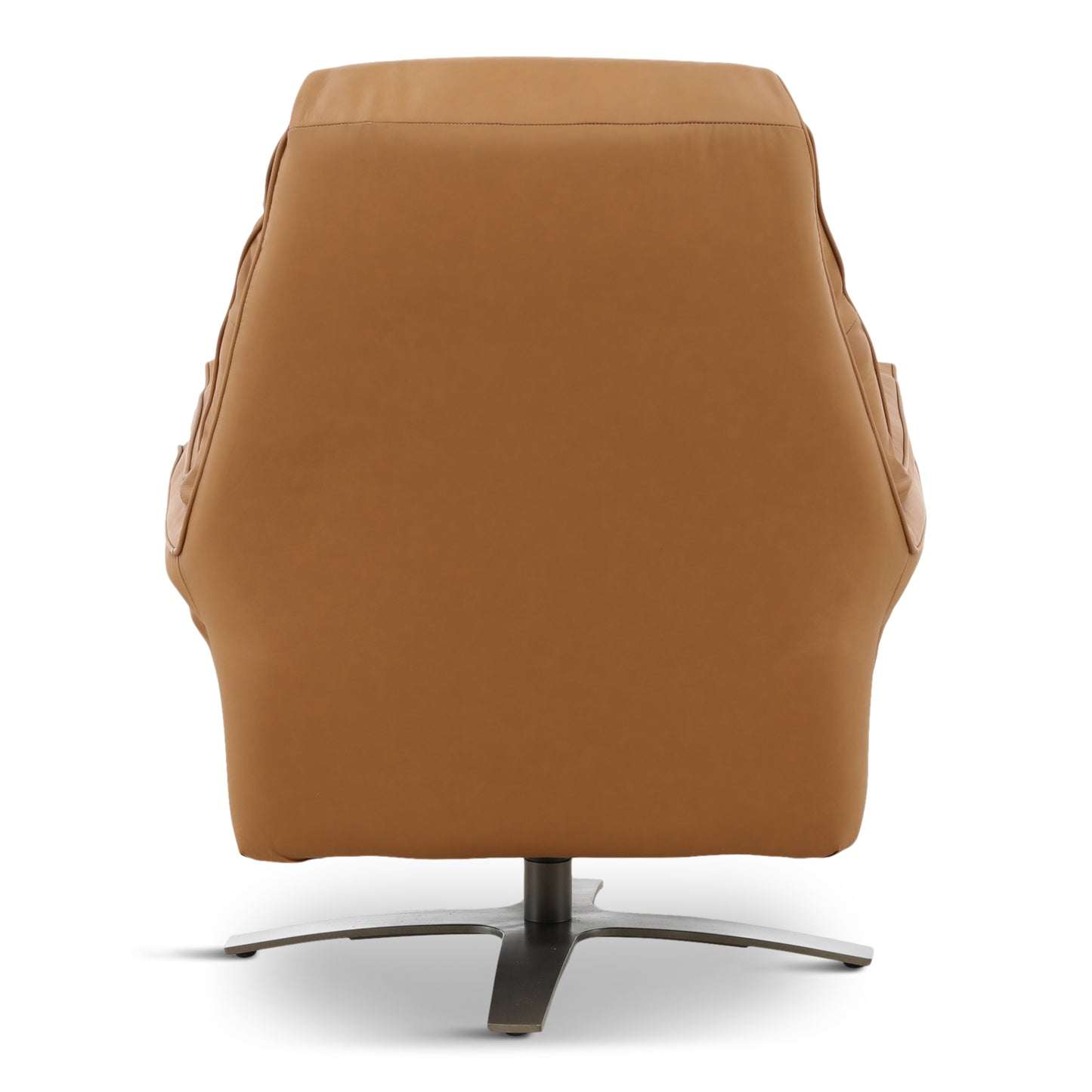 Cayman Leather Power Swivel Chair with Ottoman