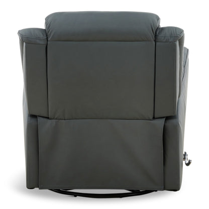Zane Leather Swivel Glider Recliner