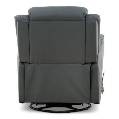 Zane Leather Swivel Glider Recliner