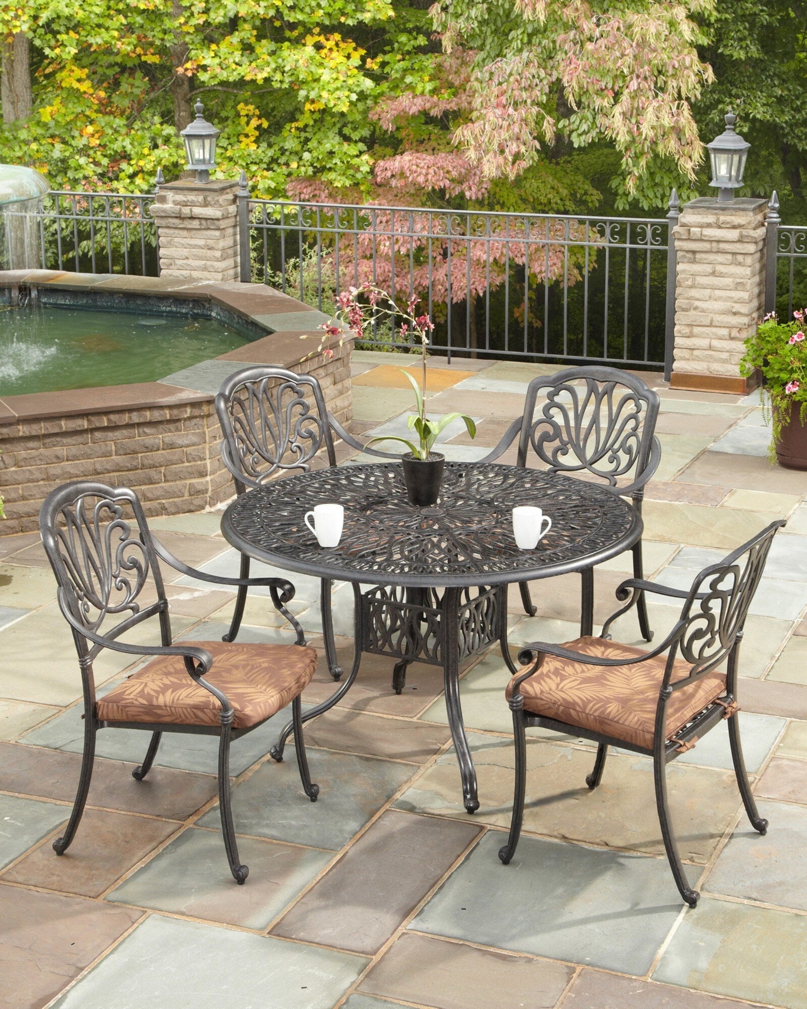 Capri 5 Piece Outdoor Dining Set