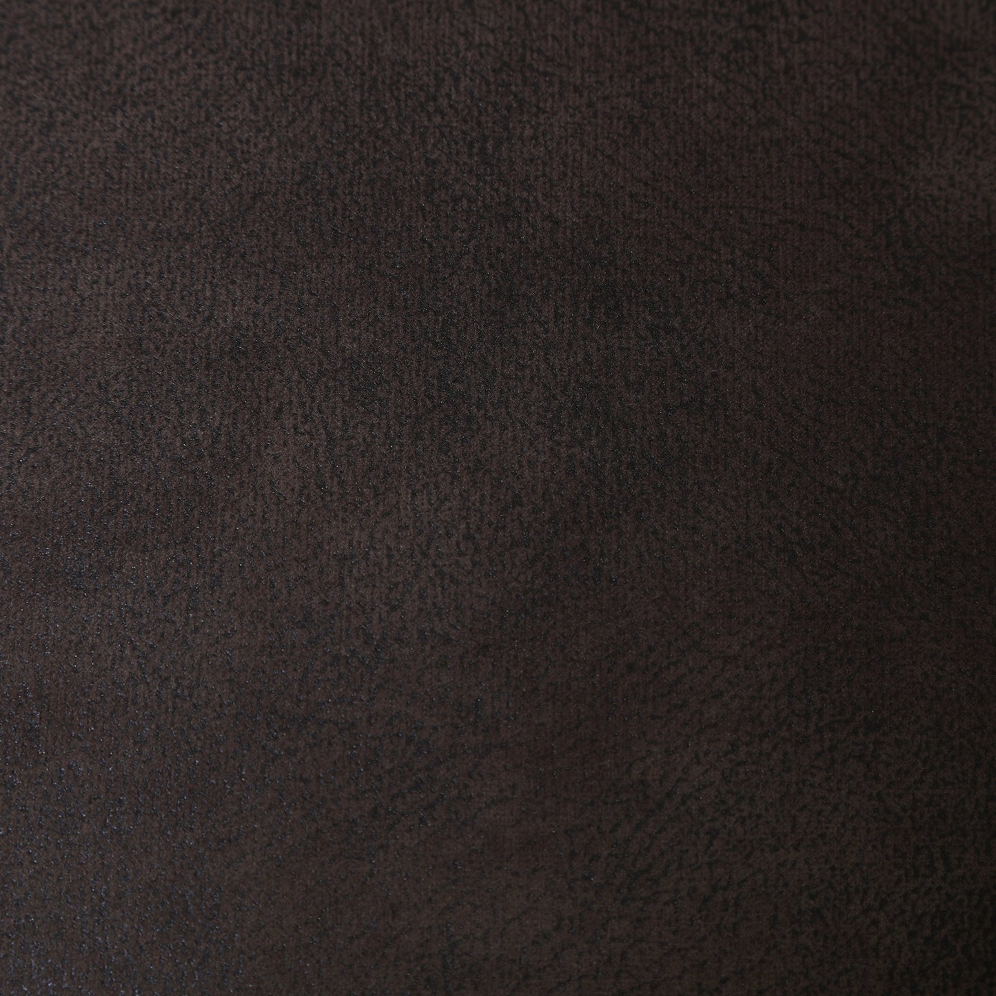 Dark brown faux leather upholstery texture close-up