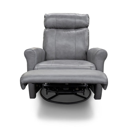 Prescott Grey Power Swivel Glider Recliner