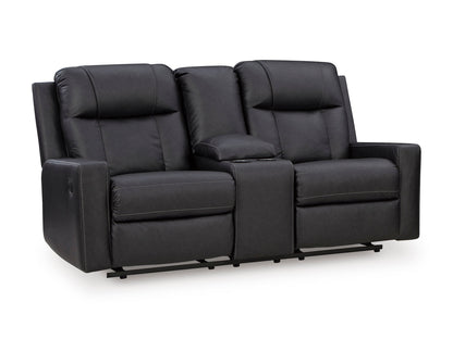 Mackmenville Double Reclining Console Loveseat