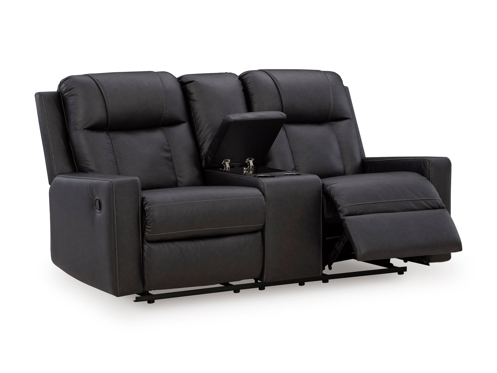 Mackmenville Double Reclining Console Loveseat