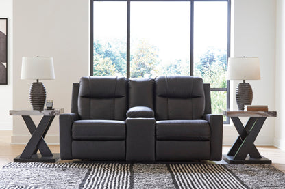Mackmenville Double Reclining Console Loveseat