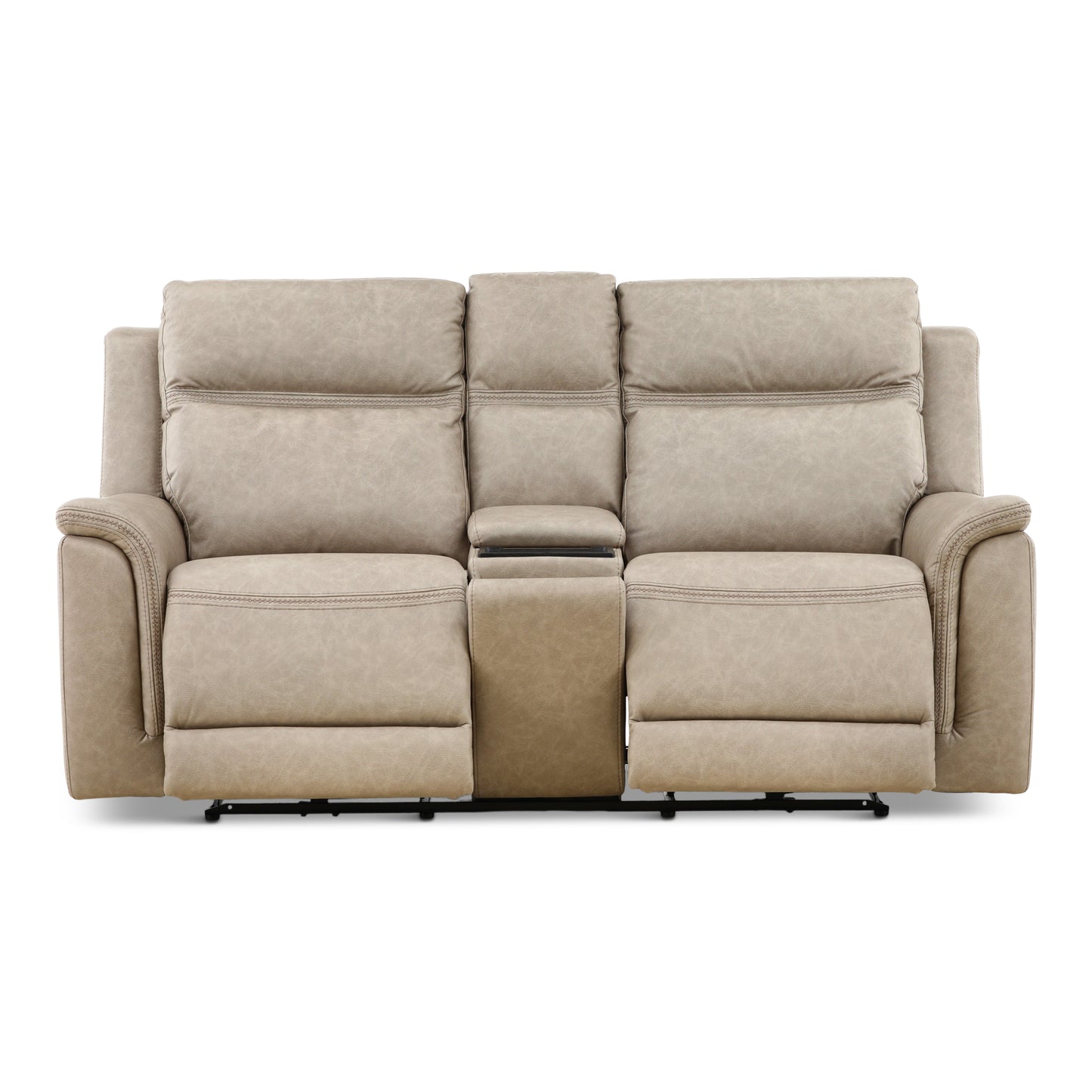 Garrison Power Reclining Console Loveseat
