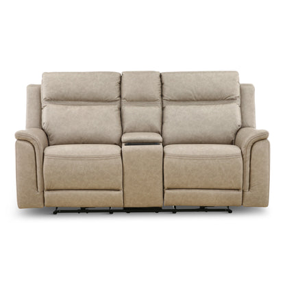 Garrison Power Reclining Console Loveseat