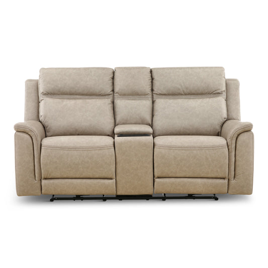 Garrison Power Reclining Console Loveseat