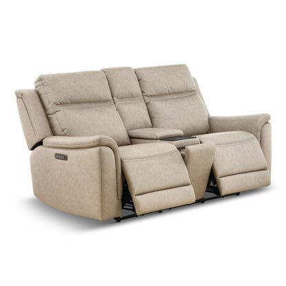 Garrison Power Reclining Console Loveseat