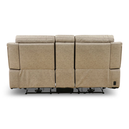 Garrison Power Reclining Console Loveseat