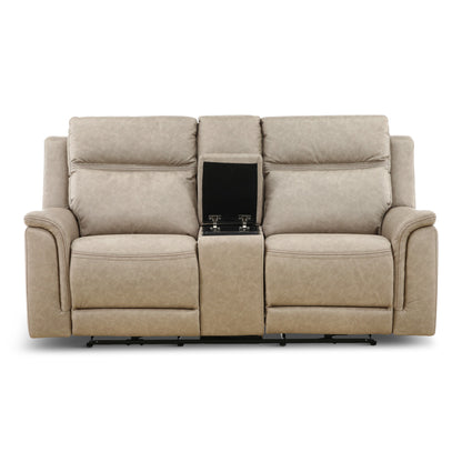 Garrison Power Reclining Console Loveseat