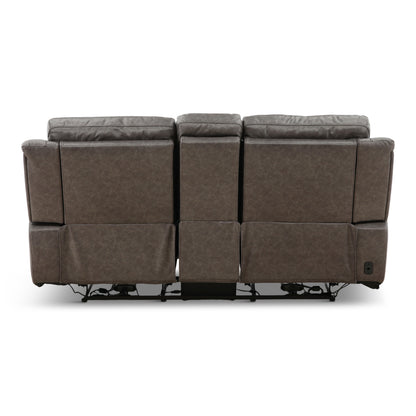 Garrison Power Reclining Console Loveseat