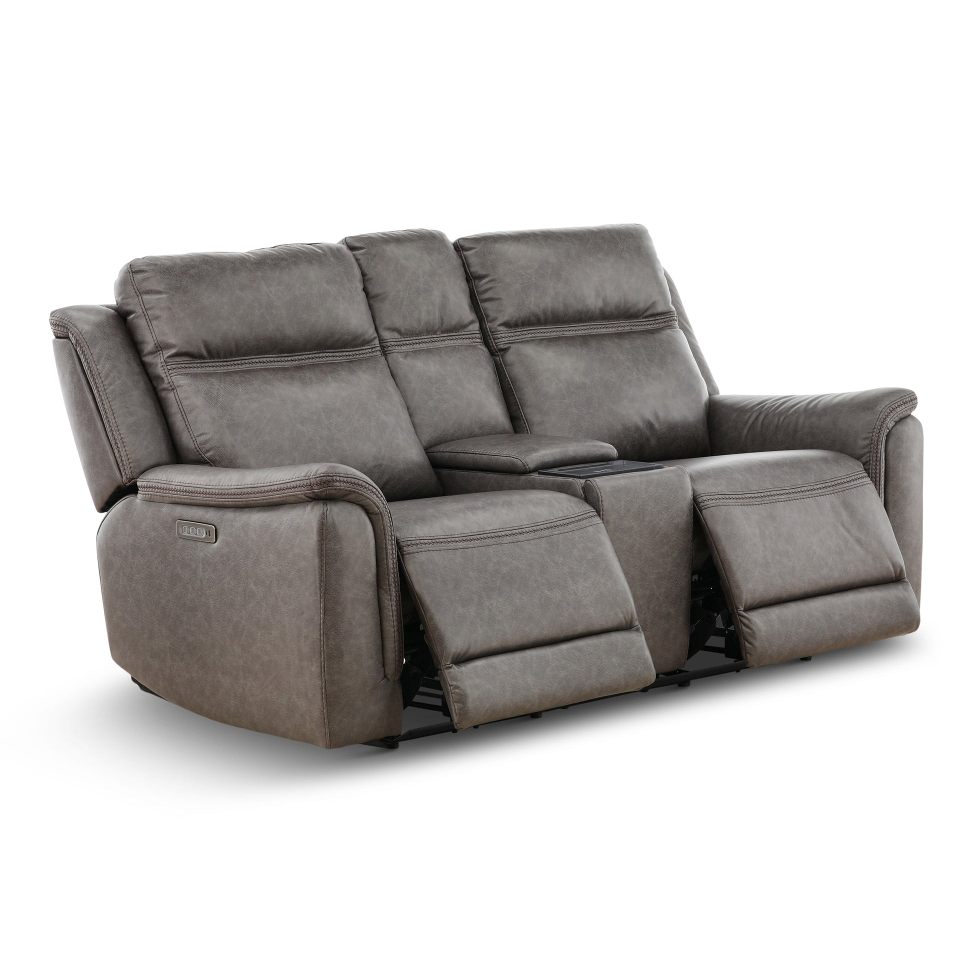 Garrison Power Reclining Console Loveseat