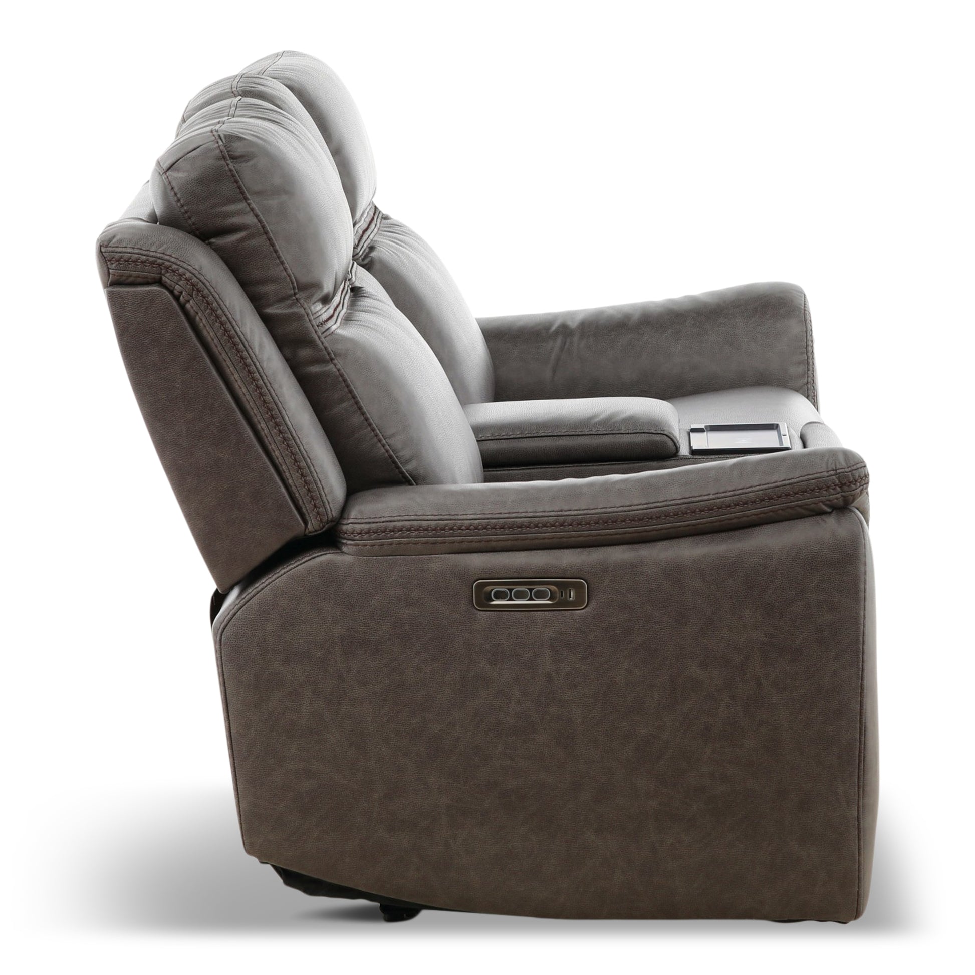 Garrison Power Reclining Console Loveseat