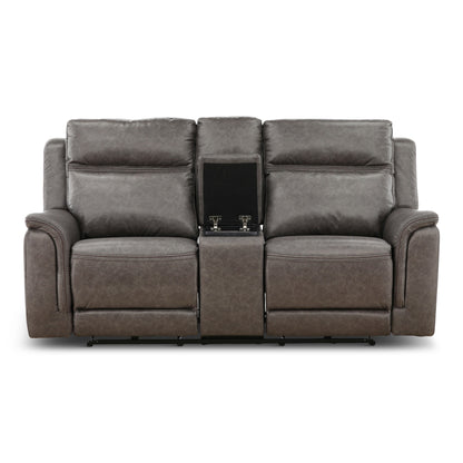 Garrison Power Reclining Console Loveseat