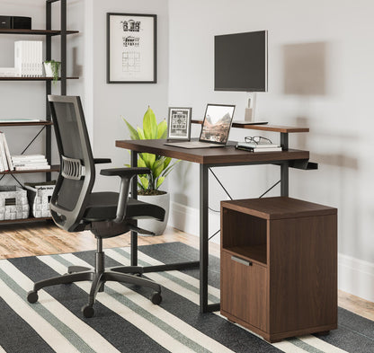 Merge Desk, Monitor Stand and File Cabinet