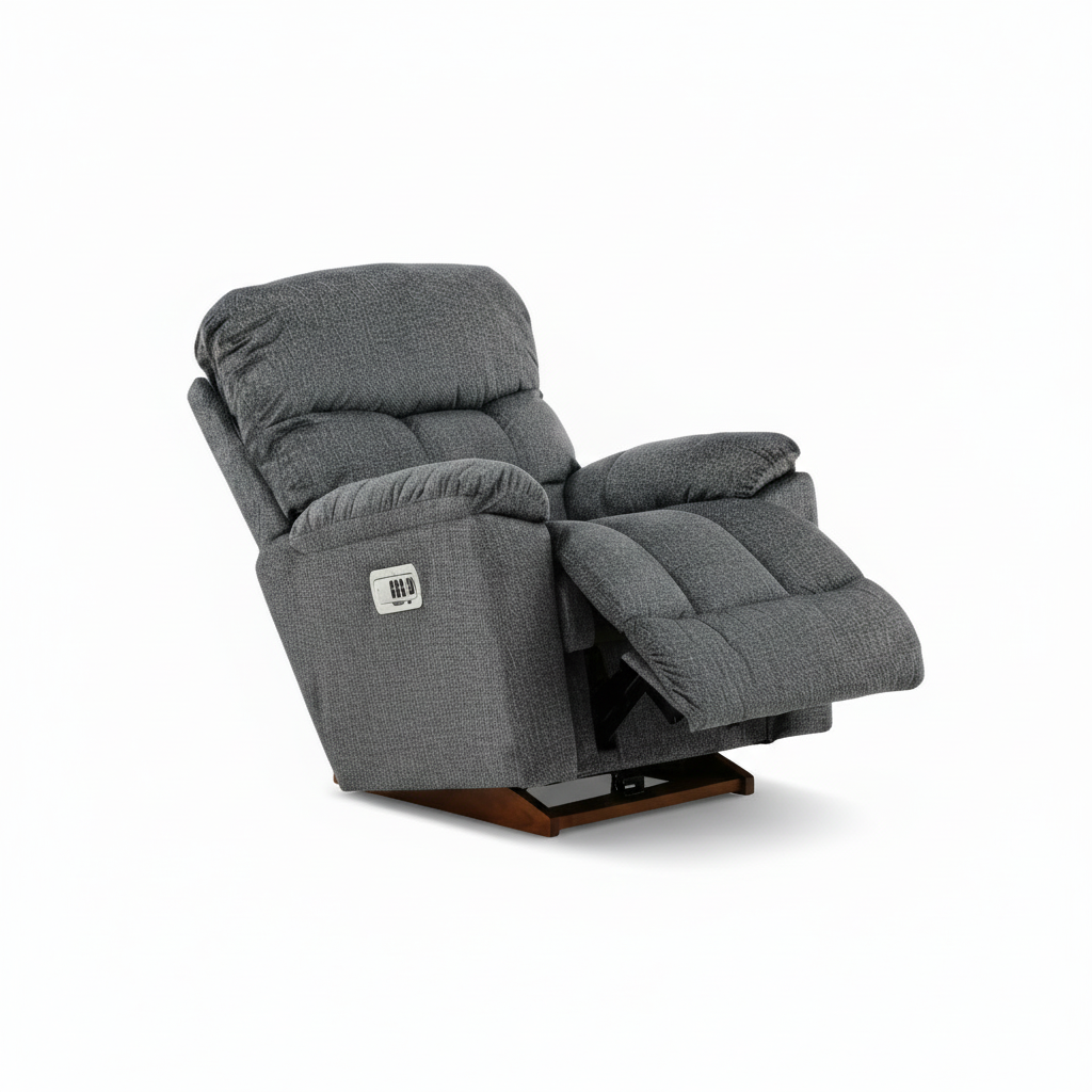 La-Z-Boy Gray Morrison Power Rocker Recliner 7661029