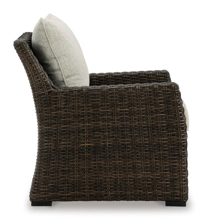 Brook Ranch Outdoor Lounge Chair with Cushion