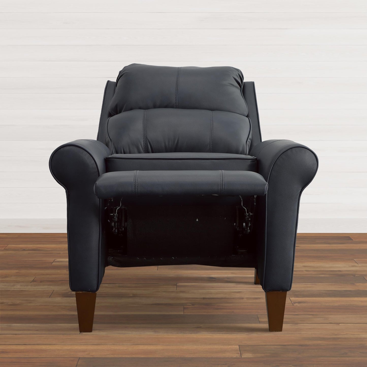 Walnut Leather Reclining Chair