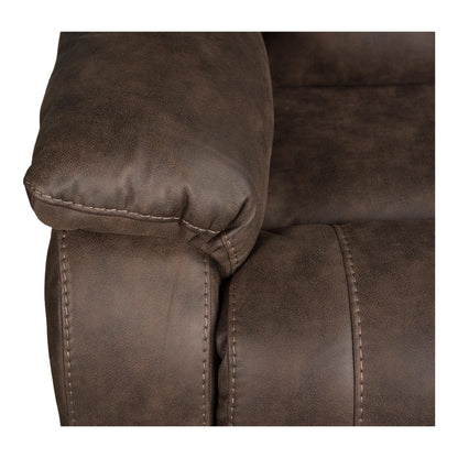 Valor Brown Power Sofa