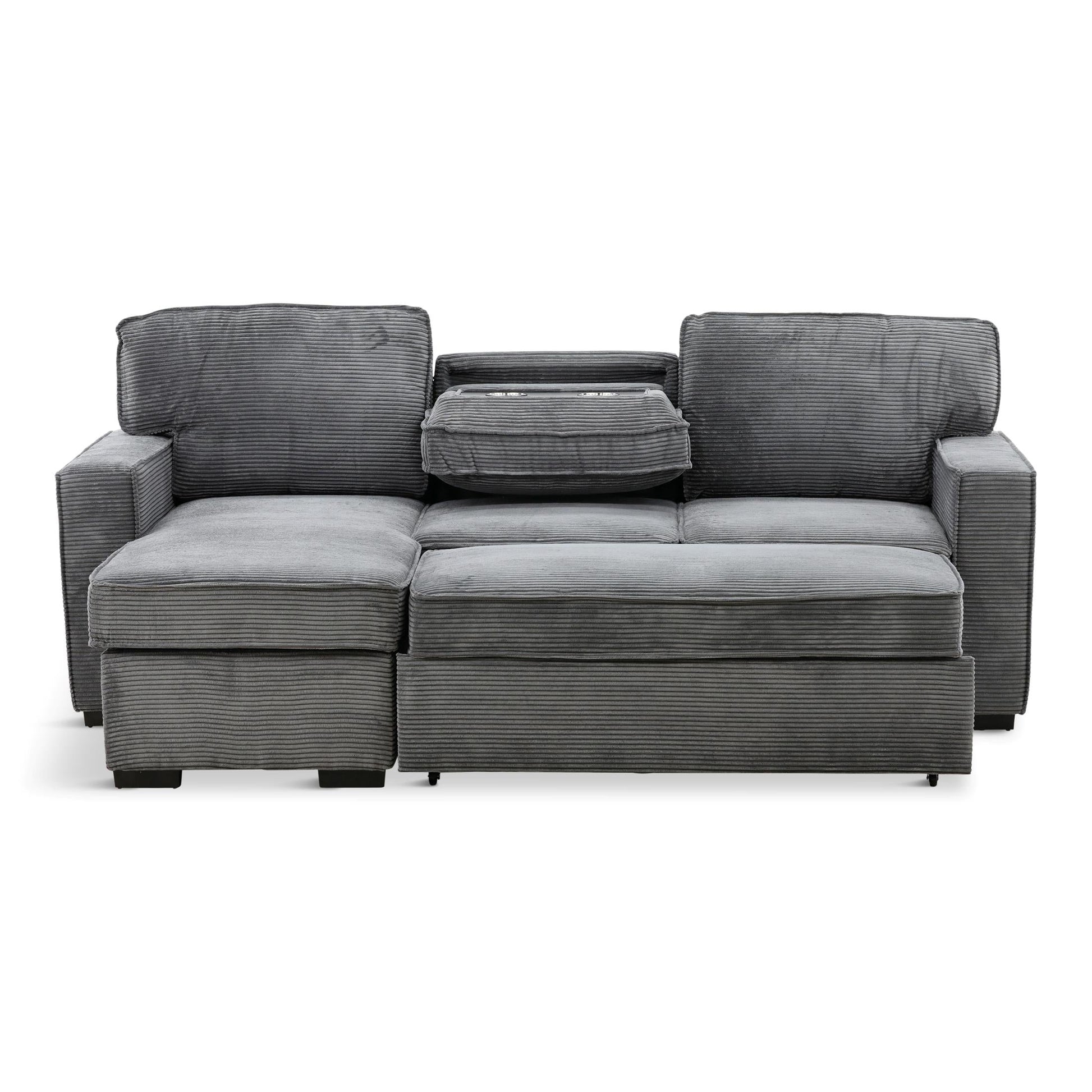 Amir 2-Piece Sectional With Sofa Bed
