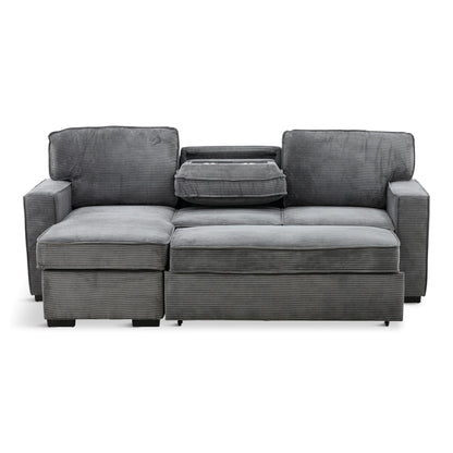 Amir 2-Piece Sectional With Sofa Bed