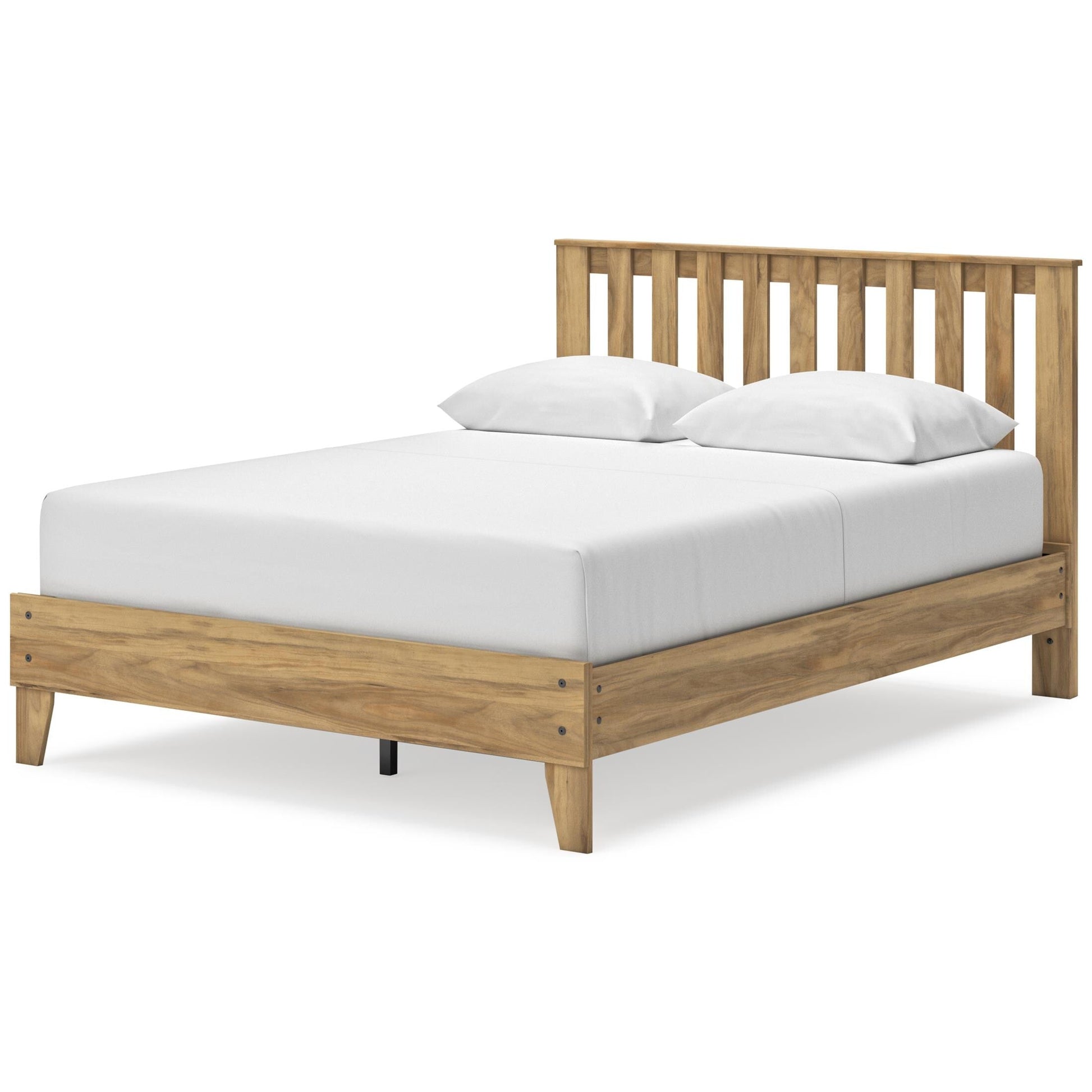 Bermacy Queen Platform Panel Bed