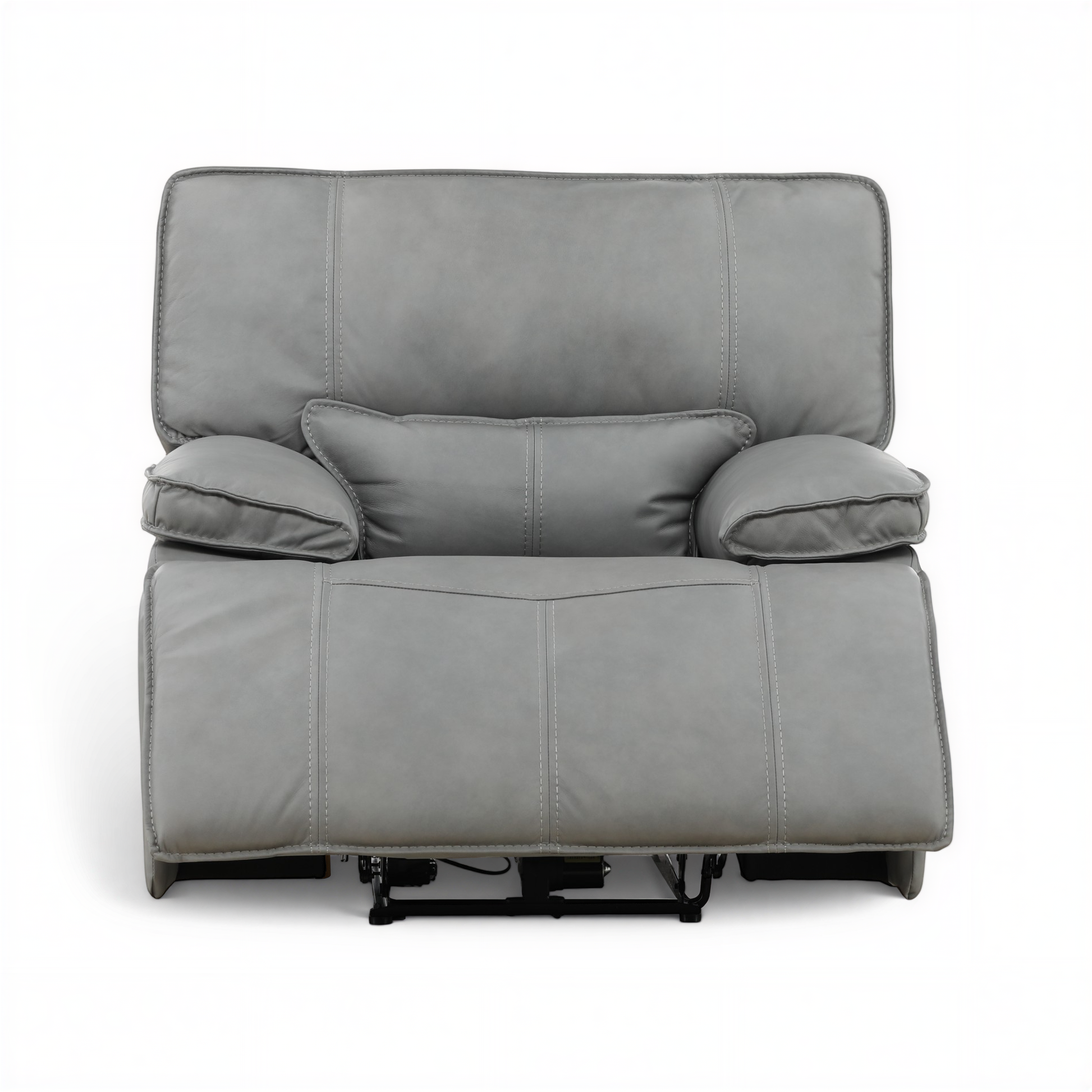 Bozeman II Leather Power Recliner with Adjustable Headrest