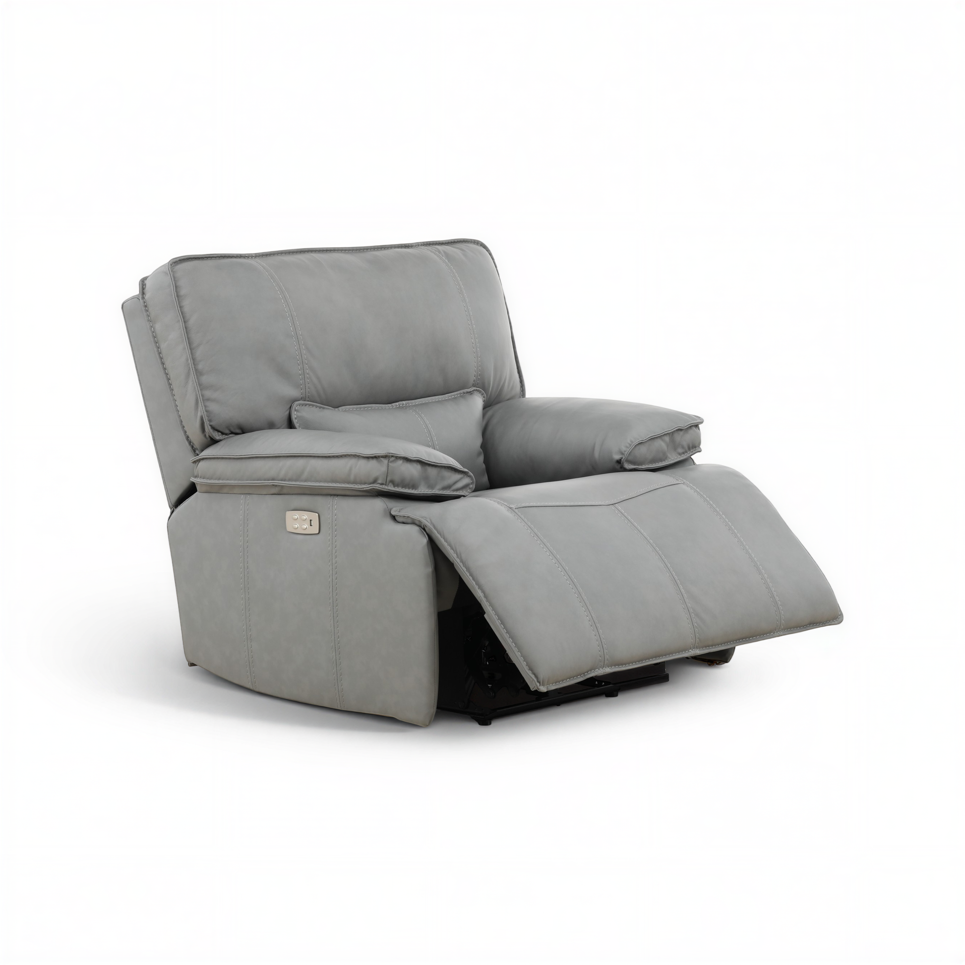Bozeman II Leather Power Recliner with Adjustable Headrest