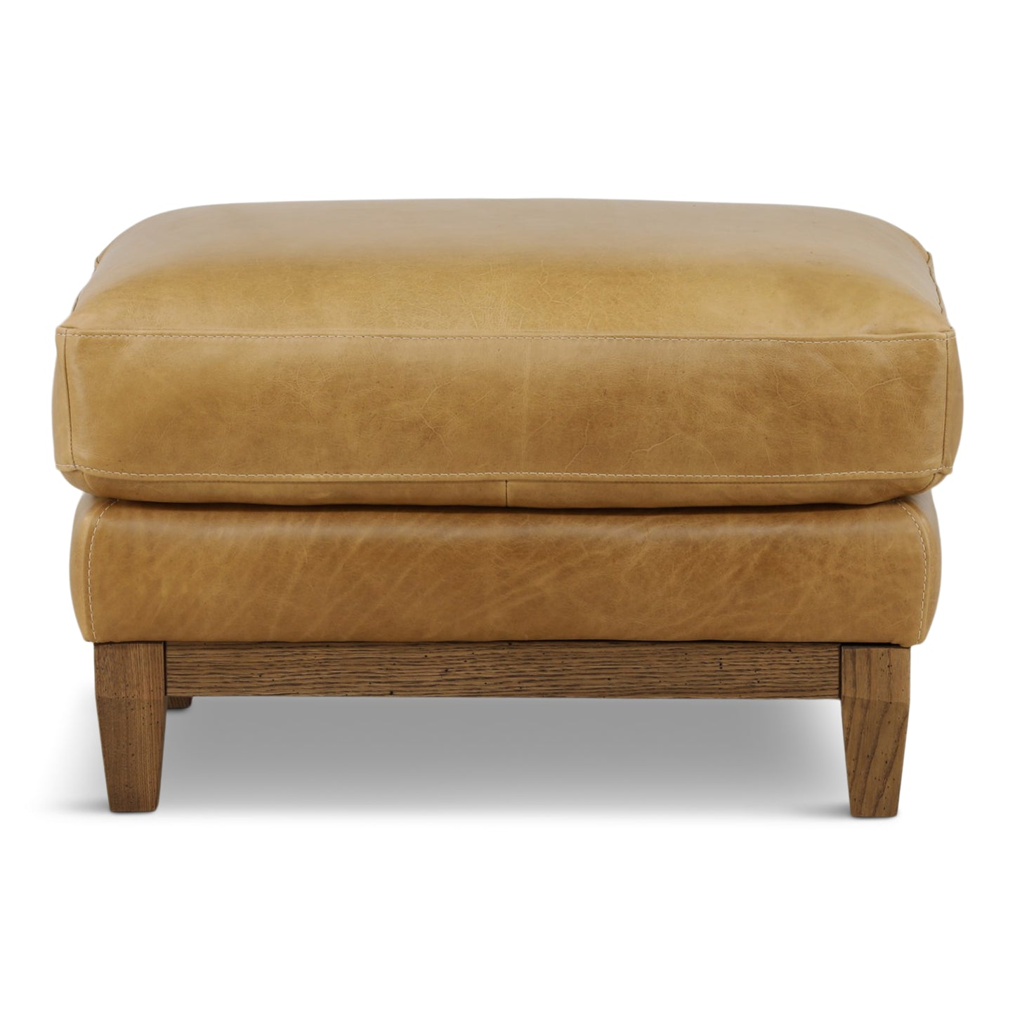 Santino Leather Ottoman