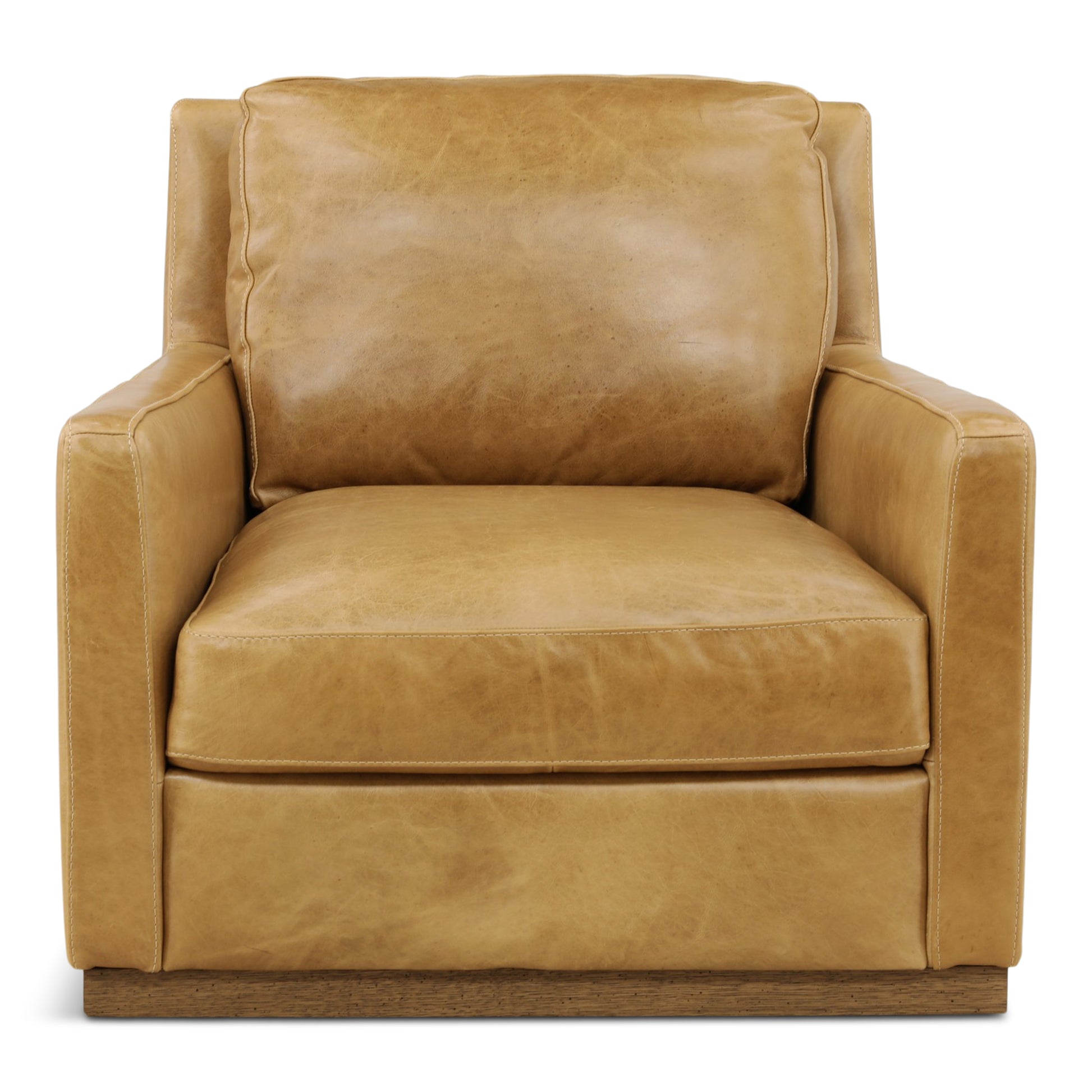 Santino Leather Swivel Chair