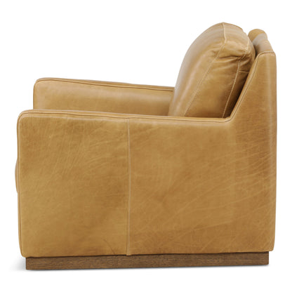 Santino Leather Swivel Chair
