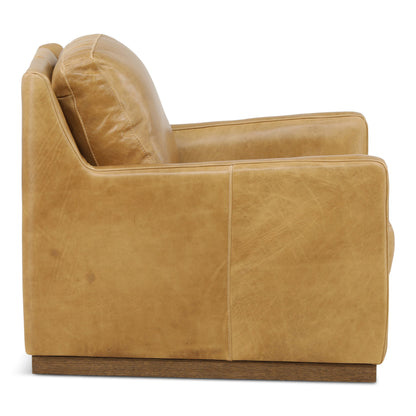 Santino Leather Swivel Chair