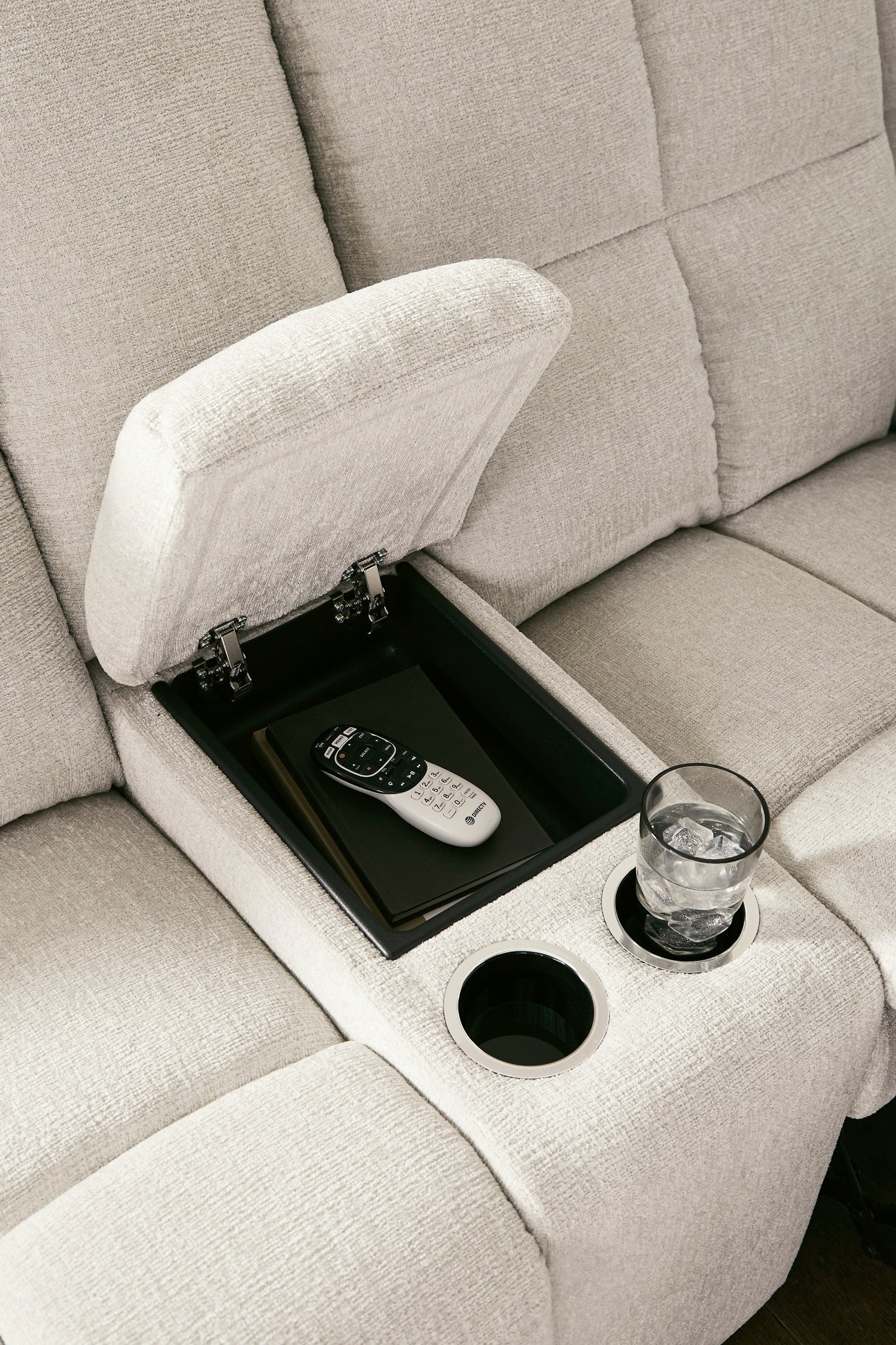 Orlen Double Reclining Console Loveseat