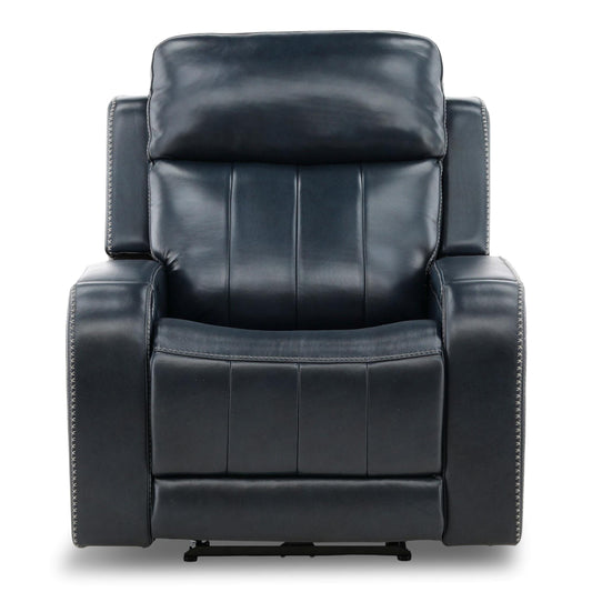 Hampton Leather Home Theater Power Recliner