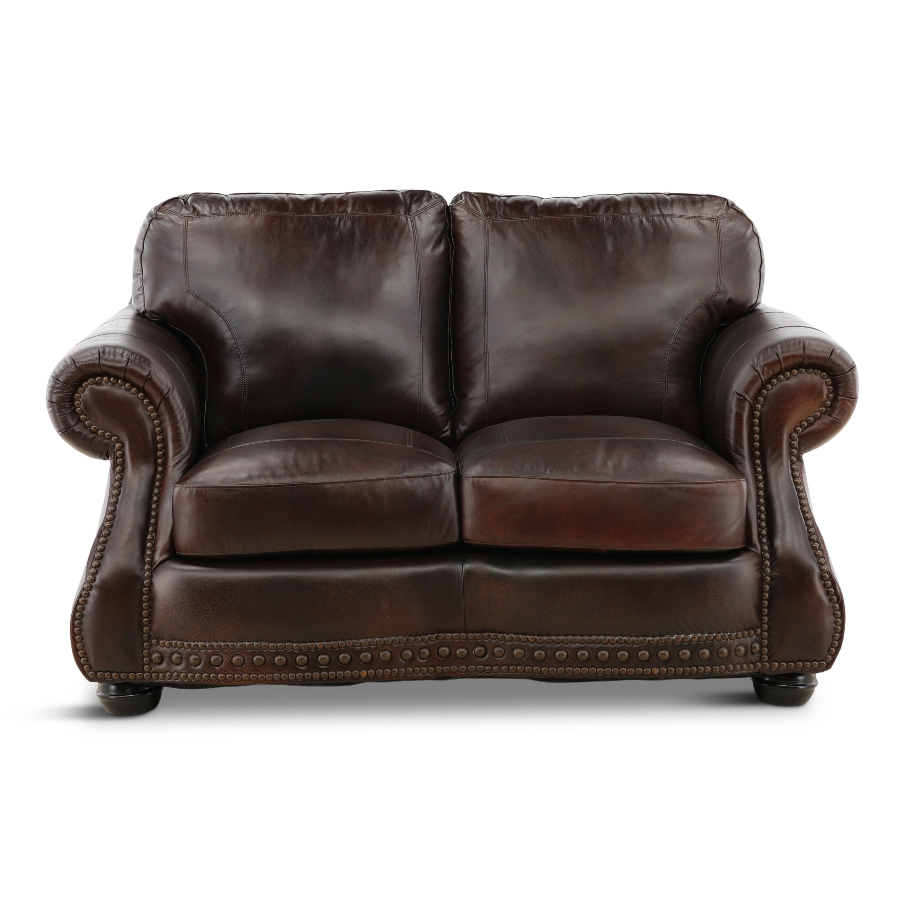 Leonard Leather Loveseat – John V Schultz Furniture